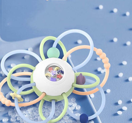 acheter Dispositif apaisant préscolaire nouveau-né de Toy Soft Silicone Dental Glue Soundmaking de boule de grippage de main de silicone de Manhattan de bébé online manufacture
