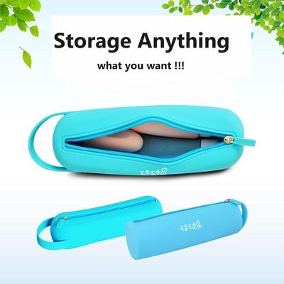 acheter Sac de stockage cosmétique en silicone portable étanche à l'eau Sac de stockage en silicone bijoux Sac en silicone online manufacture