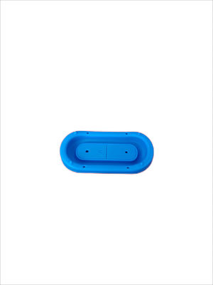 acheter haut-parleur bleu personnalisé avec accessoires métalliques enveloppés en silicone, diaphragme de haut-parleur pour améliorer les accessoires d'effet sonore online manufacture