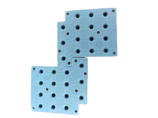 acheter Des boutons en caoutchouc de silicone à conductivité personnalisée, des bouchons en caoutchouc conducteur au carbone, des boutons de panneau d'équipement conducteur online manufacture