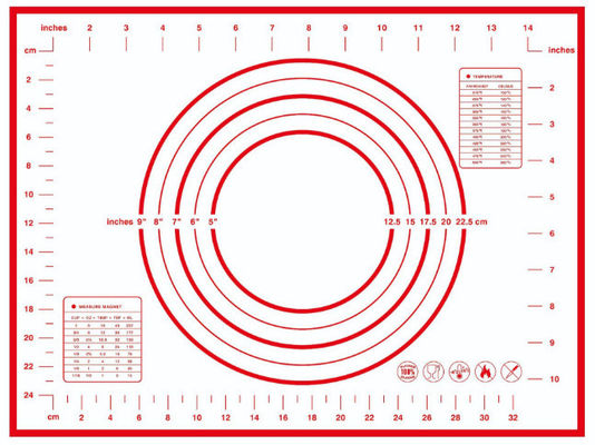 acheter 2024 Vente chaude 60 * 40cm usine Logo personnalisé Outils de cuisine Pads de surface de roulement en silicone Cuisson Pads antidérapants online manufacture
