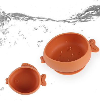 Bouteille pour bébé en silicone de qualité alimentaire, bouteille en silicone en forme de poisson pour bébé, les bébés apprennent à faire de la vaisselle