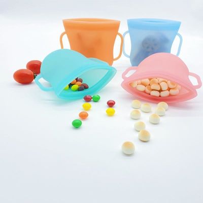 sac de conservation de réfrigérateur de tasse de silicone de stockage et de conservation de lait maternel de la grande capacité 130ml
