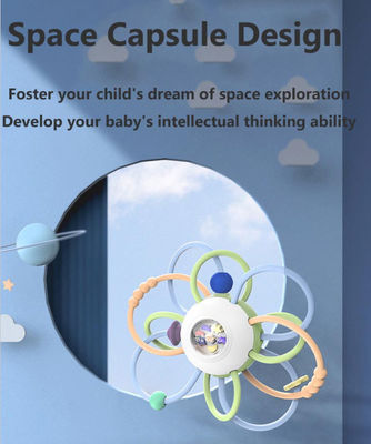 Bébé de silicone de catégorie comestible mâchant les jouets sensoriels de silicone du puzzle des enfants de jouets