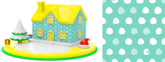 Bisphénol Un kit de briques de construction en silicone gratuit pour éduquer les bébés Jouets empilés en silicone et maisons empilées