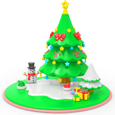 Jouet d'empilement d'arbre de Noël en caoutchouc de silicone, cadeau pour bébés et enfants Reconnaissance des couleurs Jouet de puzzle éducatif