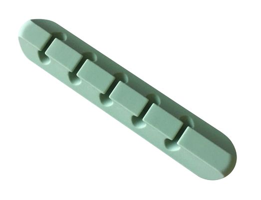 OEM silicone 5 fentes organiseur de fil porte-câble de gestion de câble clip organisateur pour bureau maison câblage USB