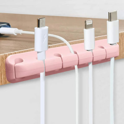 Collection multifonctionnelle créative et minimaliste de câble de données et fixage du dispositif de gestion de câble de silicone