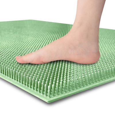 De LFGB protection de douche de la chute des anti de glissement de salle de bains de silicone de platine de tapis de bain de glissement non anti de protection de douche de pièce enfants de salle de bains