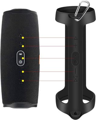 Personnalisez le haut-parleur Bluetooth Versio JBL Portable haut-parleur en silicone sac à main Dépouillez la couverture protectrice en silicone à l'épreuve de chute lorsque vous sortez
