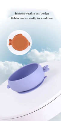 Plateaux de repas pour bébés et tout-petits, tasses d'aspiration à partition spécifique pour bébés, plateaux de repas pour bébés en silicone 100% alimentaire antidérapant