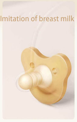 Anti tétine de sommeil enflante de jouet de bébé de silicone de tétine molle superbe liquide d'ours