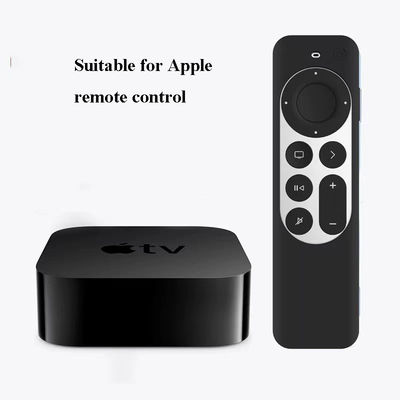 Couverture de protection contre la poussière et la chute de la télécommande personnalisée adaptée au boîtier de télécommande Apple TV