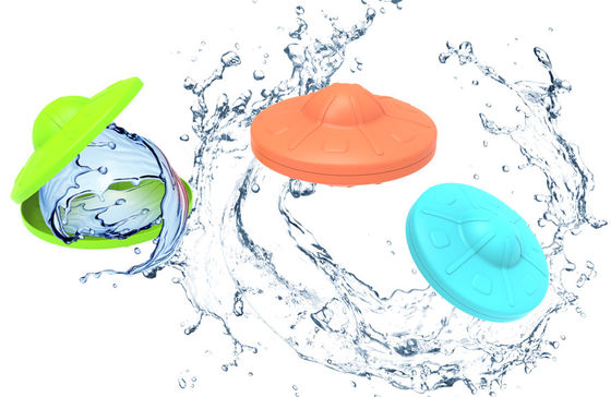 Ballon d'eau en forme d'OVNI réutilisable, boule d'eau en silicone, jouets de jeux d'eau pour enfants en plein air, fête d'été