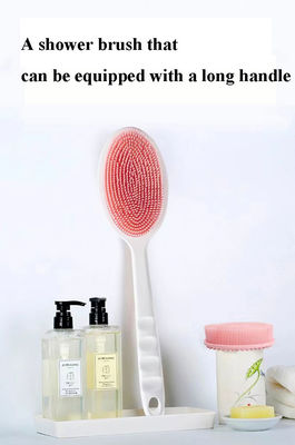 Brosses de douche en silicone pour ménage à double face en caoutchouc outils de nettoyage en silicone pour le massage du dos