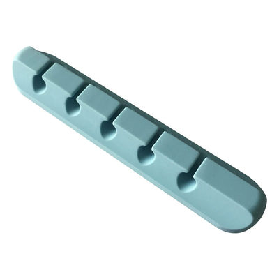 Clampe de câble de gestion de câble en silicone à 5 trous personnalisée pour le bureau et la maison