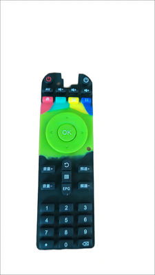 Bouton en caoutchouc de silicone pour télécommandes de télévision claviers en caoutchouc de silicone personnalisés pour claviers numériques de machine
