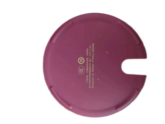 Pad d'isolation de haut-parleur circulaire personnalisé haut-parleur Bluetooth intelligent écran de silicone imprimé
