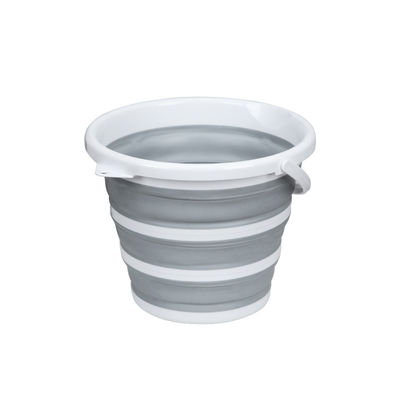 Outil de nettoyage de seau en silicone pliable de grande capacité avec poignée économisant de l'espace bassin d'eau extérieur pour jardin ou camping