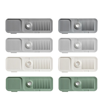 Mat de cuisine, évier, lave-vaisselle, savon, éponge, support, accessoires, petit tapis de rangement d'outils